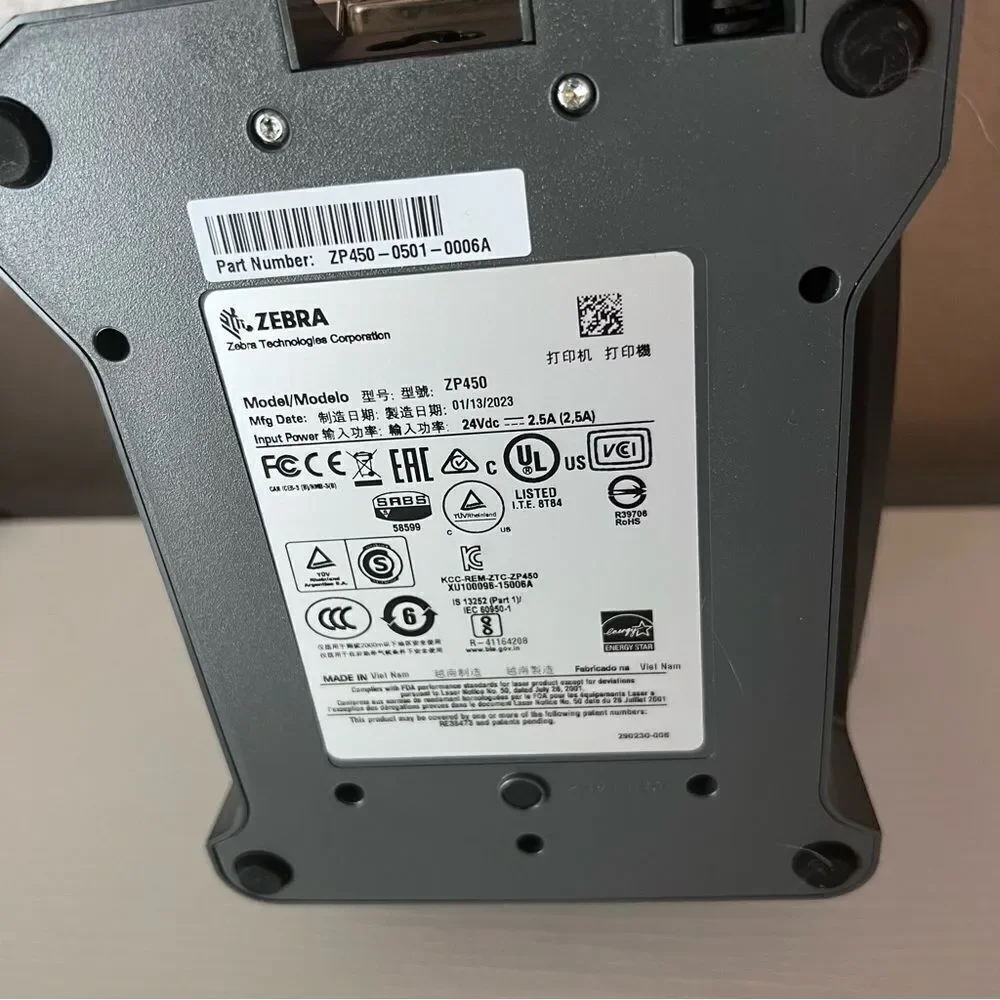 Zebra ZP 450 CTP Thermal Label Printer - Picture 11 of 15